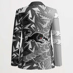 Penrith Panthers Rugby Blazer Fierce Mascot Geometric Tribal Art