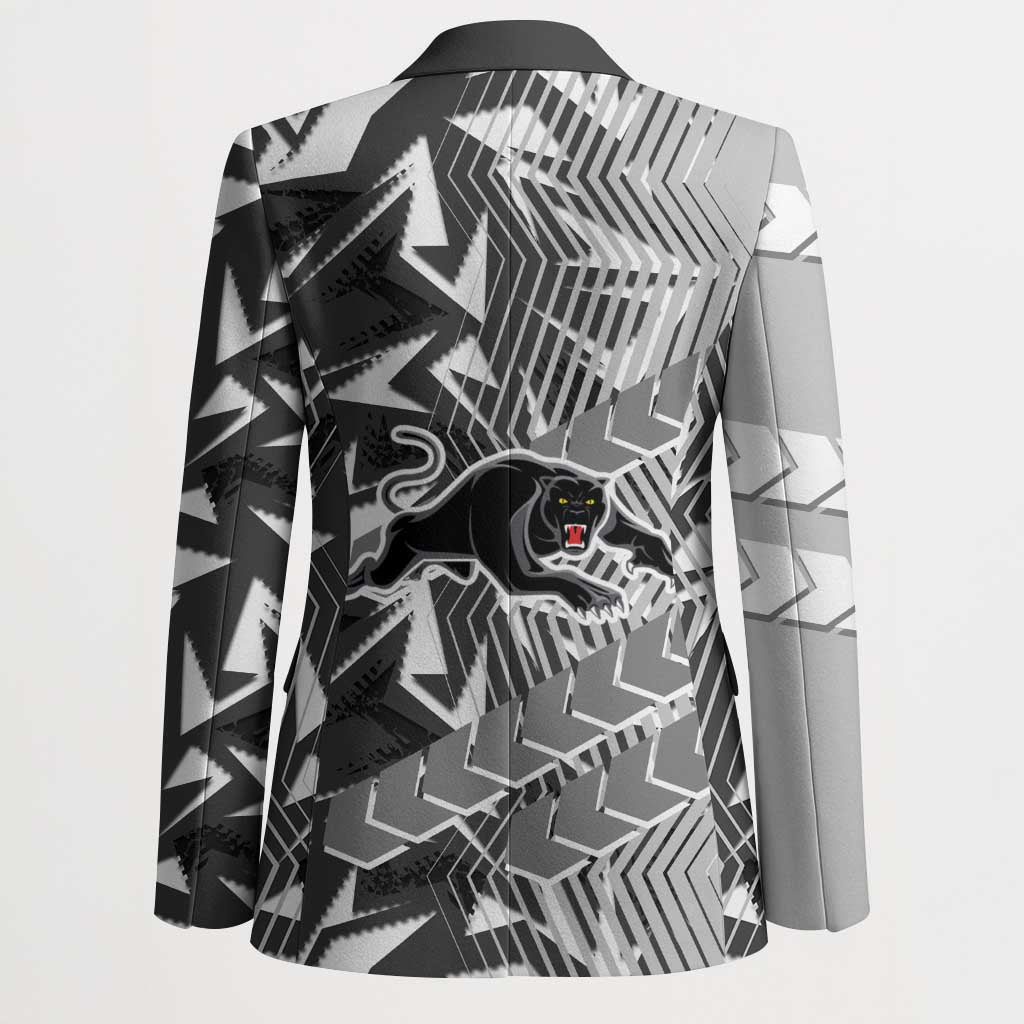 Penrith Panthers Rugby Blazer Fierce Mascot Geometric Tribal Art