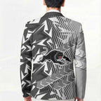 Penrith Panthers Rugby Blazer Fierce Mascot Geometric Tribal Art