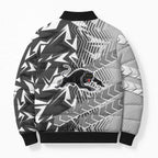 Penrith Panthers Rugby Bomber Puffer Jacket Fierce Mascot Geometric Tribal Art