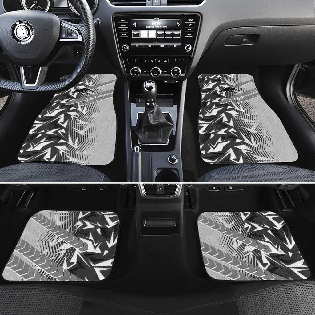 Penrith Panthers Rugby Car Mats Fierce Mascot Geometric Tribal Art