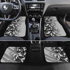 Penrith Panthers Rugby Car Mats Fierce Mascot Geometric Tribal Art