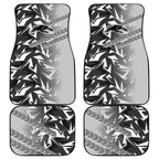 Penrith Panthers Rugby Car Mats Fierce Mascot Geometric Tribal Art
