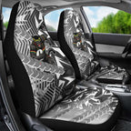 Penrith Panthers Rugby Car Seat Cover Fierce Mascot Geometric Tribal Art
