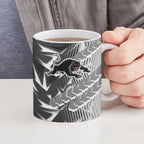 Penrith Panthers Rugby Ceramic Mug Fierce Mascot Geometric Tribal Art