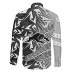 Penrith Panthers Rugby Family Matching Mermaid Dress and Hawaiian Shirt Fierce Mascot Geometric Tribal Art