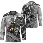 Penrith Panthers Rugby Hockey Jersey Fierce Mascot Geometric Tribal Art