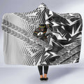 Penrith Panthers Rugby Hooded Blanket Fierce Mascot Geometric Tribal Art