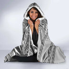 Penrith Panthers Rugby Hooded Blanket Fierce Mascot Geometric Tribal Art