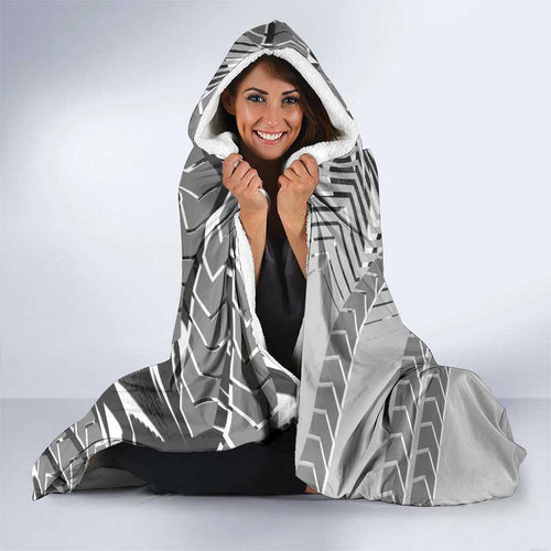 Penrith Panthers Rugby Hooded Blanket Fierce Mascot Geometric Tribal Art