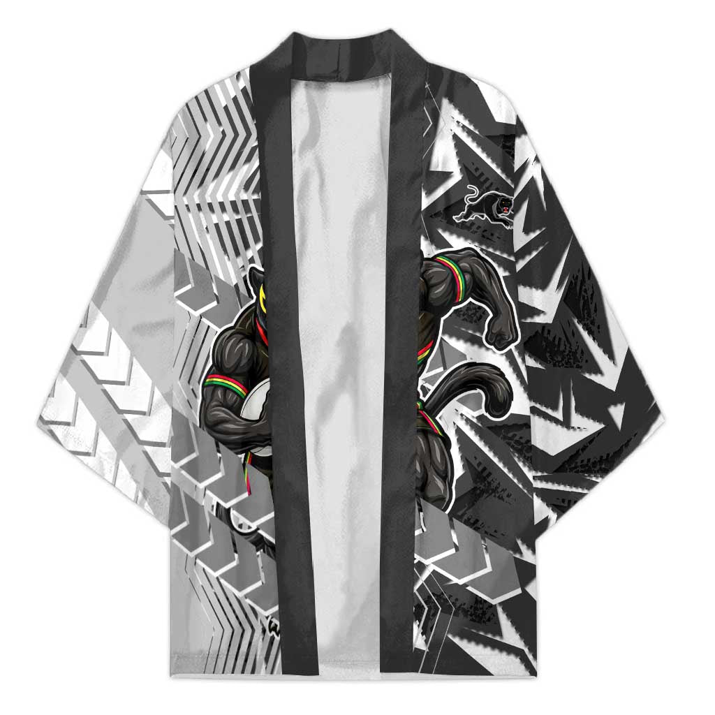 Penrith Panthers Rugby Kimono Fierce Mascot Geometric Tribal Art