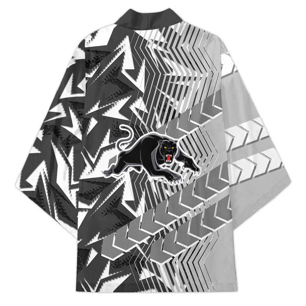 Penrith Panthers Rugby Kimono Fierce Mascot Geometric Tribal Art
