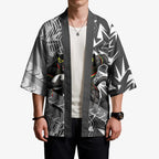 Penrith Panthers Rugby Kimono Fierce Mascot Geometric Tribal Art