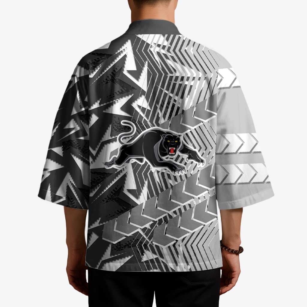Penrith Panthers Rugby Kimono Fierce Mascot Geometric Tribal Art