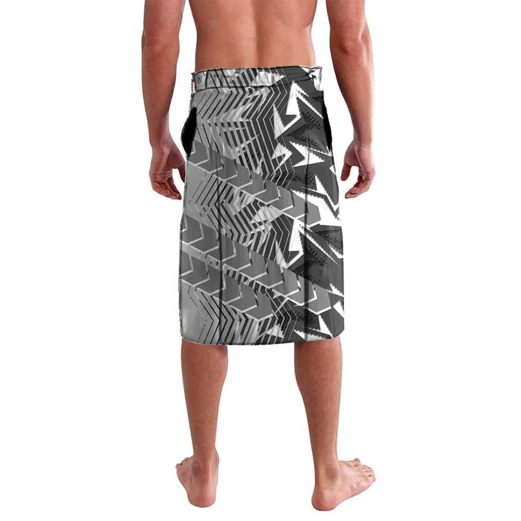 Penrith Panthers Rugby Lavalava Fierce Mascot Geometric Tribal Art