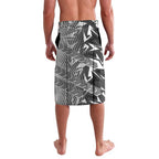 Penrith Panthers Rugby Lavalava Fierce Mascot Geometric Tribal Art