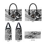 Penrith Panthers Rugby Leather Bag Fierce Mascot Geometric Tribal Art