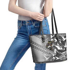 Penrith Panthers Rugby Leather Tote Bag Fierce Mascot Geometric Tribal Art