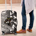Penrith Panthers Rugby Luggage Cover Fierce Mascot Geometric Tribal Art