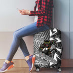Penrith Panthers Rugby Luggage Cover Fierce Mascot Geometric Tribal Art