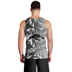Penrith Panthers Rugby Men Tank Top Fierce Mascot Geometric Tribal Art