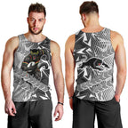 Penrith Panthers Rugby Men Tank Top Fierce Mascot Geometric Tribal Art