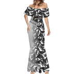 Penrith Panthers Rugby Mermaid Dress Fierce Mascot Geometric Tribal Art