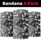 Penrith Panthers Rugby Neck Gaiter Fierce Mascot Geometric Tribal Art