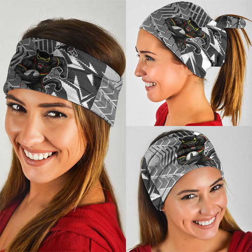 Penrith Panthers Rugby Neck Gaiter Fierce Mascot Geometric Tribal Art