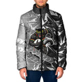 Penrith Panthers Rugby Padded Jacket Fierce Mascot Geometric Tribal Art