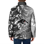 Penrith Panthers Rugby Padded Jacket Fierce Mascot Geometric Tribal Art