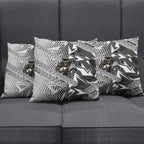 Penrith Panthers Rugby Pillow Cover Fierce Mascot Geometric Tribal Art