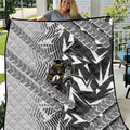 Penrith Panthers Rugby Quilt Fierce Mascot Geometric Tribal Art