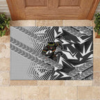 Penrith Panthers Rugby Rubber Doormat Fierce Mascot Geometric Tribal Art