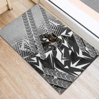 Penrith Panthers Rugby Rubber Doormat Fierce Mascot Geometric Tribal Art