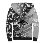 Penrith Panthers Rugby Sherpa Hoodie Fierce Mascot Geometric Tribal Art