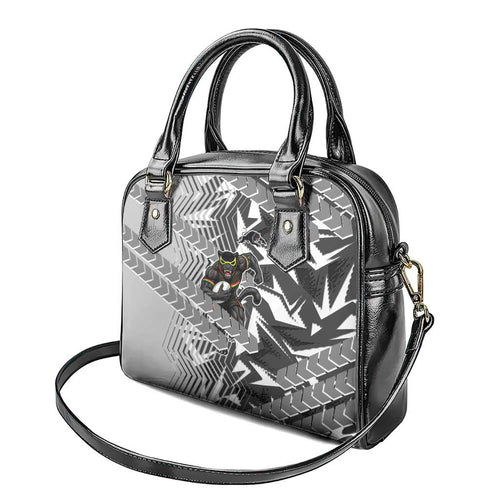 Penrith Panthers Rugby Shoulder Handbag Fierce Mascot Geometric Tribal Art