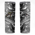 Penrith Panthers Rugby Skinny Tumbler Fierce Mascot Geometric Tribal Art
