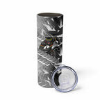 Penrith Panthers Rugby Skinny Tumbler Fierce Mascot Geometric Tribal Art