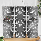 Penrith Panthers Rugby Skinny Tumbler Fierce Mascot Geometric Tribal Art