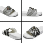 Penrith Panthers Rugby Slide Sandals Fierce Mascot Geometric Tribal Art