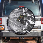 Penrith Panthers Rugby Spare Tire Cover Fierce Mascot Geometric Tribal Art