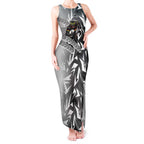 Penrith Panthers Rugby Tank Maxi Dress Fierce Mascot Geometric Tribal Art
