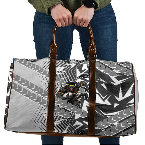 Penrith Panthers Rugby Travel Bag Fierce Mascot Geometric Tribal Art