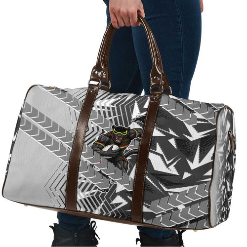 Penrith Panthers Rugby Travel Bag Fierce Mascot Geometric Tribal Art