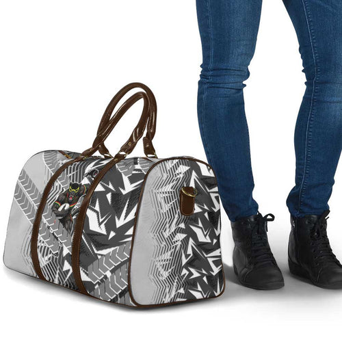 Penrith Panthers Rugby Travel Bag Fierce Mascot Geometric Tribal Art