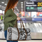 Penrith Panthers Rugby Travel Bag Fierce Mascot Geometric Tribal Art