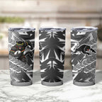 Penrith Panthers Rugby Tumbler Cup Fierce Mascot Geometric Tribal Art