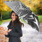 Penrith Panthers Rugby Umbrella Fierce Mascot Geometric Tribal Art