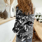 Penrith Panthers Rugby Women Casual Shirt Fierce Mascot Geometric Tribal Art